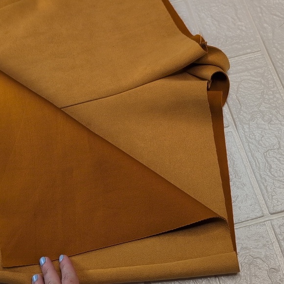 297-Forever 21 Mustard Yellow Women's Skirt - Picture 3 of 5